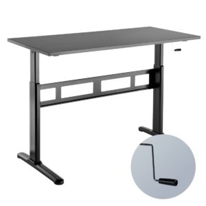 Slikdesk Lightway é uma mesa com regulagem de altura manual